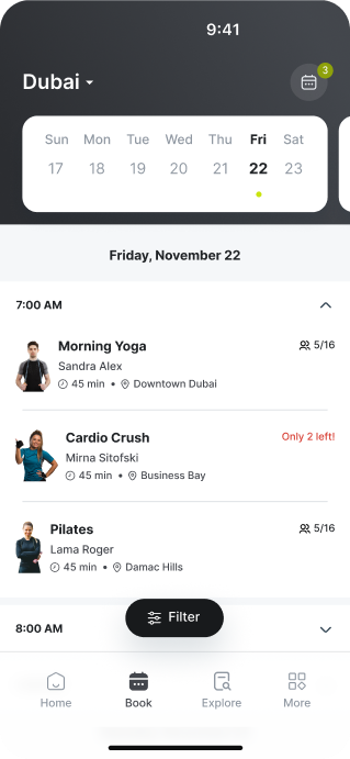 Classes list - Default