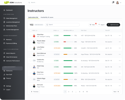 Instructors list (1)